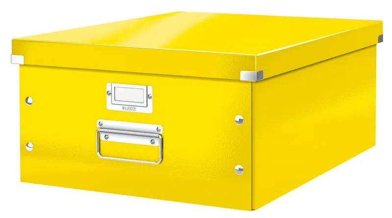 Ablagebox Click & Store WOW, DIN A3, gelb van Leitz – productfoto