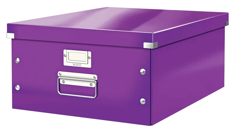 Ablagebox Click & Store WOW, DIN A3, violett by Leitz – product photo