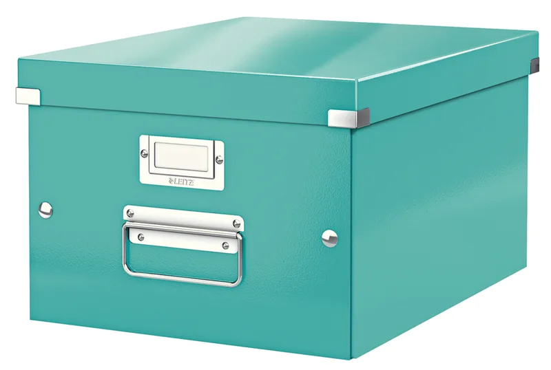 Ablagebox Click & Store WOW, DIN A4, eisblau van Leitz – productfoto