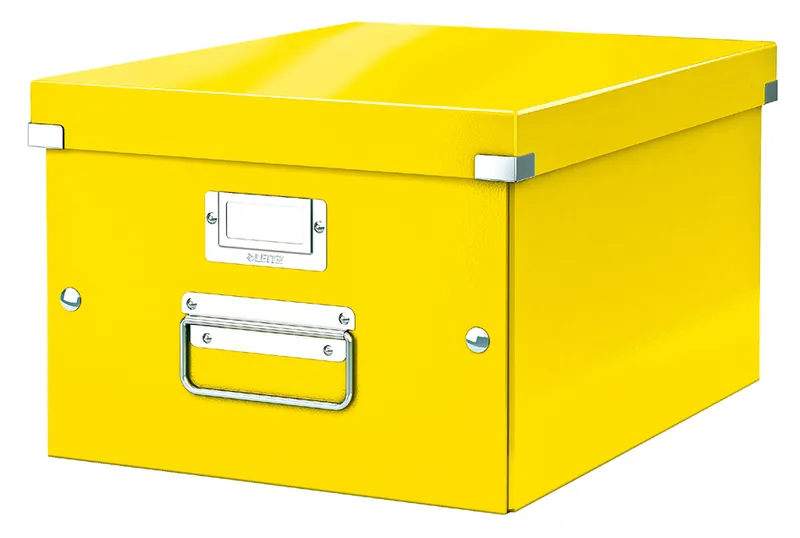 Ablagebox Click & Store WOW, DIN A4, gelb de Leitz – photo produit