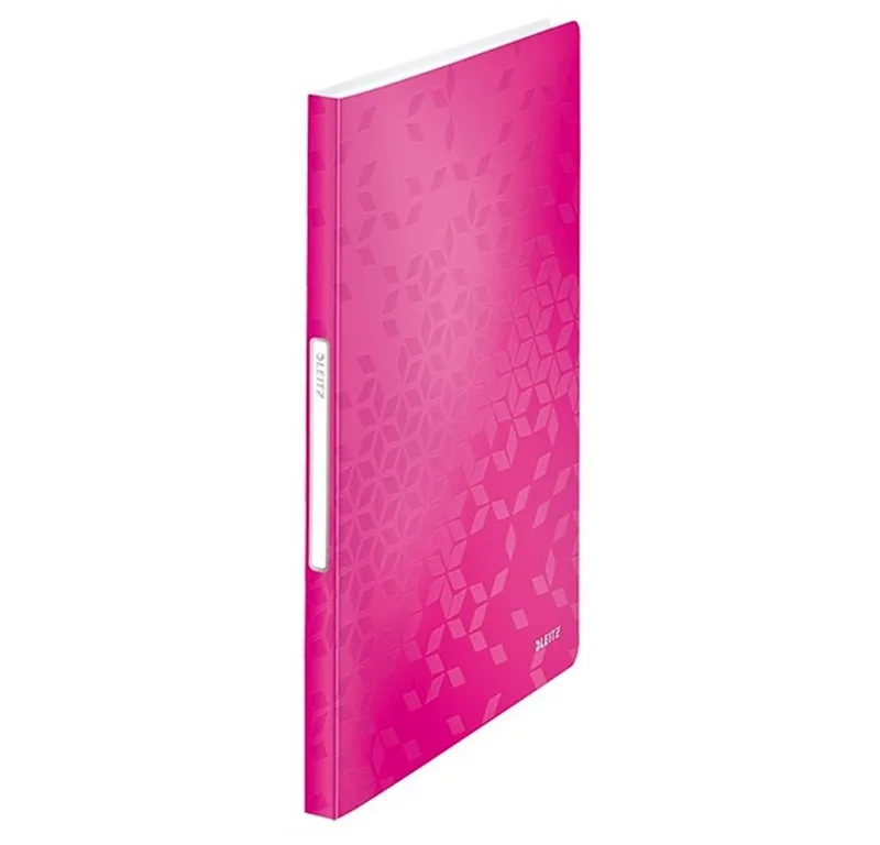 Aktenordner 1 Sichtbuch mit 40 Hüllen WOW Präsentationsmappe - pink fra Leitz i Flerfarvet – produktbillede