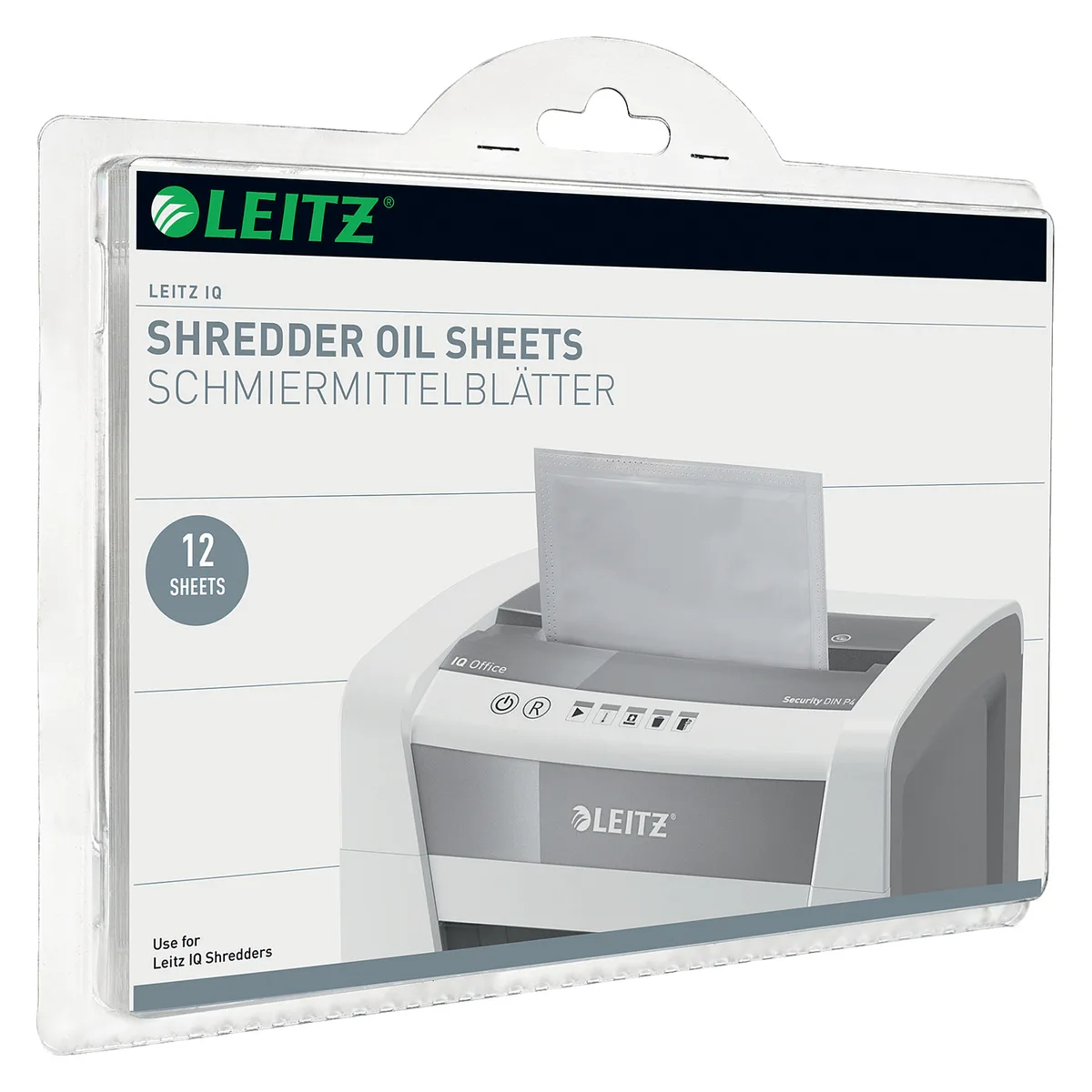 Aktenvernichter-Ölblätter 12 Blatt de Leitz – photo produit