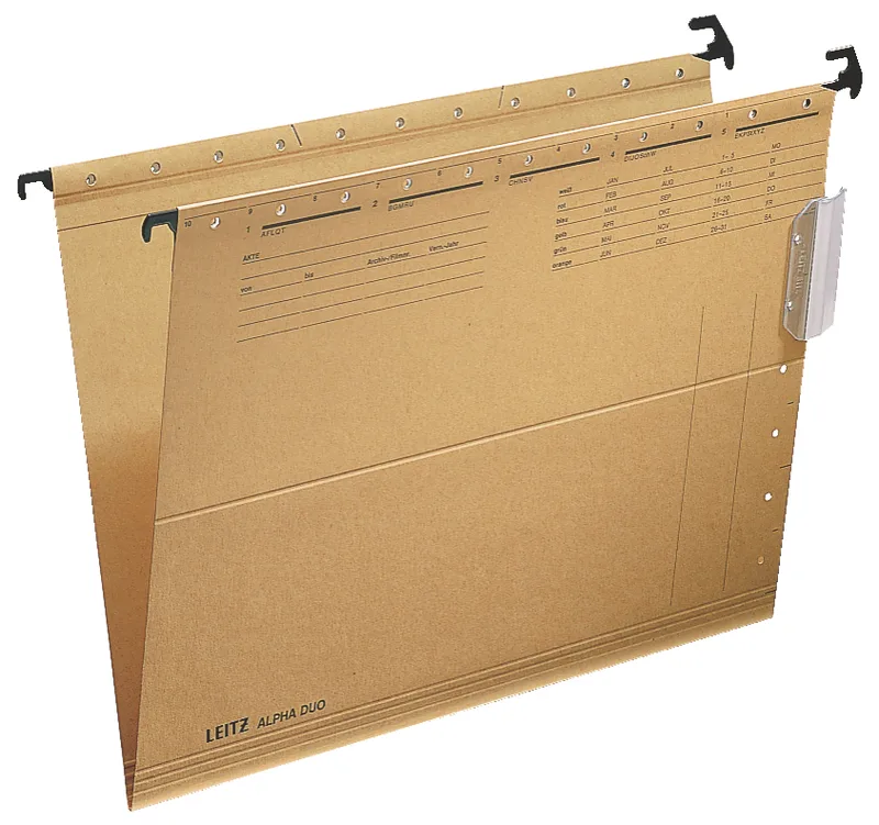 ALPHA DUO Hängemappe, A4, seitlich offen, natron fra Leitz – produktbillede