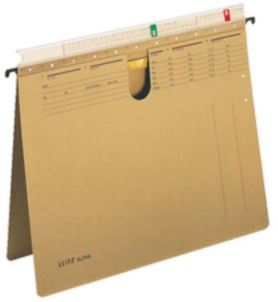 Alpha hangmappen A4, natronkleur, 25 stuks von Leitz – Produktfoto