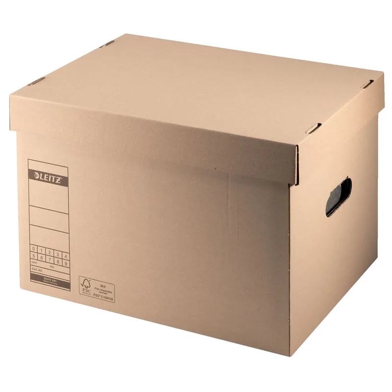 Archiefdoos deksel leitz premium 335x280x440mm br | 10 stuks by Leitz – product photo