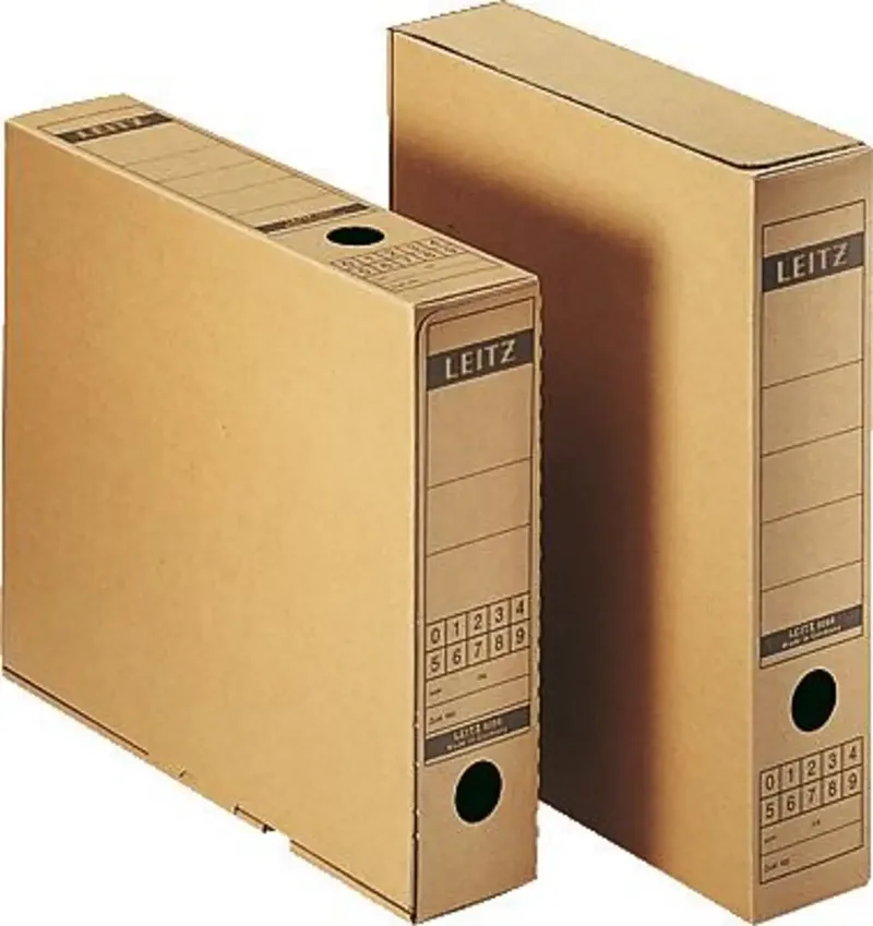 Archivbox 6084-00-00 7 cm x 32.5 cm x 26.5 cm Wellpappe Naturbraun 1 St. by Leitz – product photo