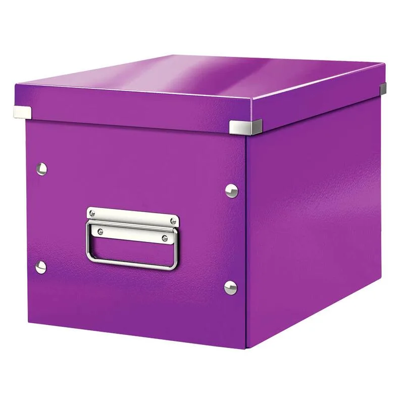 Aufbewahrungsbox 10,0 l - 26,0 x 26,0 x 24,0 cm violett von Leitz – Produktfoto