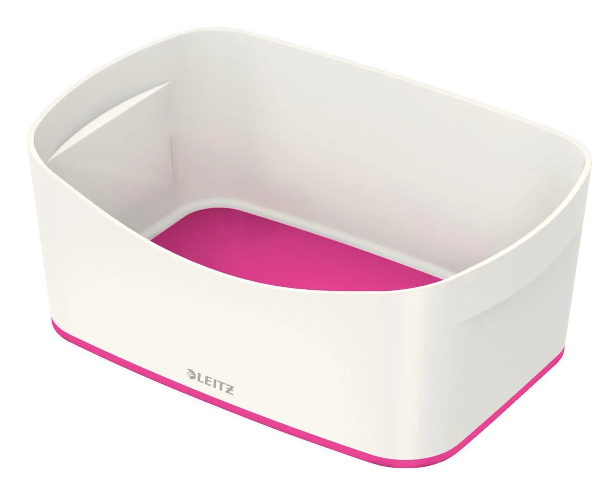 Aufbewahrungsbox 3,0 l - 24,6 x 16,0 x 9,8 cm perlweiß/pink de Leitz – photo produit