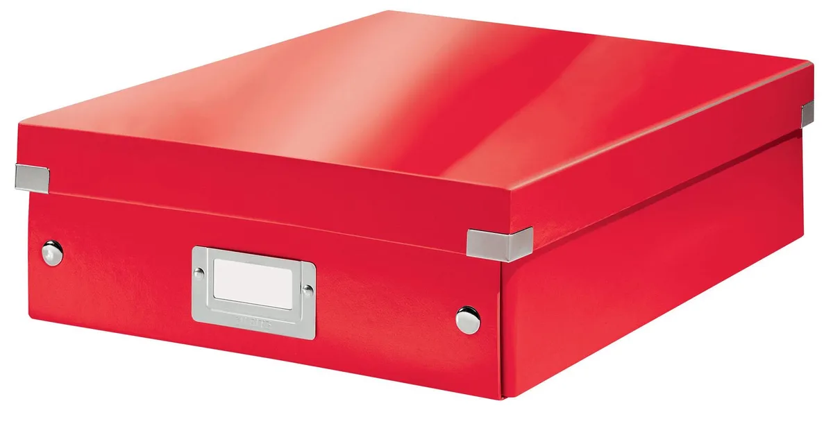 Aufbewahrungsbox Click & Store 900 Blatt - 28,0 x 37,0 x 10,0 cm rot by Leitz – product photo
