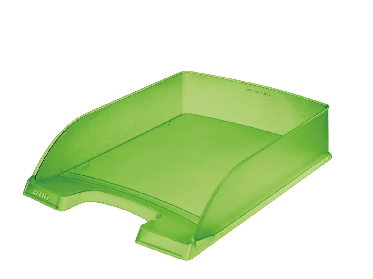 Briefablage Plus DIN A4 grün-transparent från Leitz – produktbild