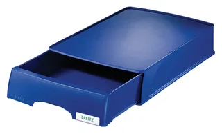 Brievenbak Leitz Plus met lade A4 maxi blauw by Leitz – product photo 1 of 6