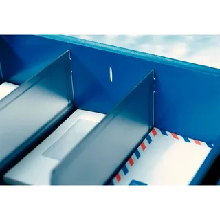 Brievenbak Leitz Sorty Jumbo A3 dwars blauw by Leitz – product photo 5 of 6