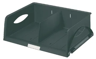 Brievenbak Leitz Sorty standaard A4 maxi dwars zwart by Leitz – product photo 1 of 2
