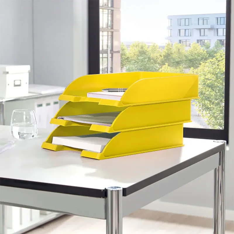 Brievenbak Leitz Wow A4 geel van Leitz – productfoto 2 van 6