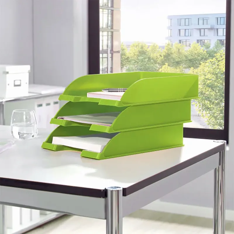 Brievenbak Leitz Wow A4 groen van Leitz – productfoto 2 van 6