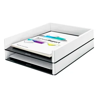 Brievenbak Leitz WOW A4 wit/zwart fra Leitz – produktbillede 2 af 4