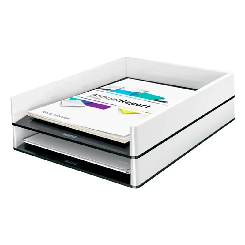 Brievenbak Leitz WOW A4 wit/zwart fra Leitz – produktbillede 2 af 4