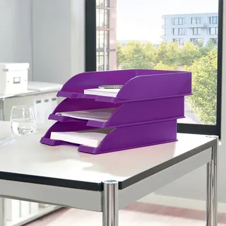 Brievenbak Leitz Wow A4 zwart by Leitz – product photo 2 of 6