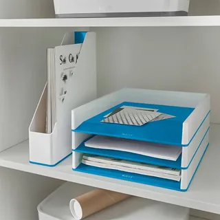 Brievenbak Leitz WOW wit/blauw by Leitz – product photo 3 of 4