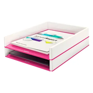 Brievenbak Leitz WOW wit/roze by Leitz – product photo 2 of 4