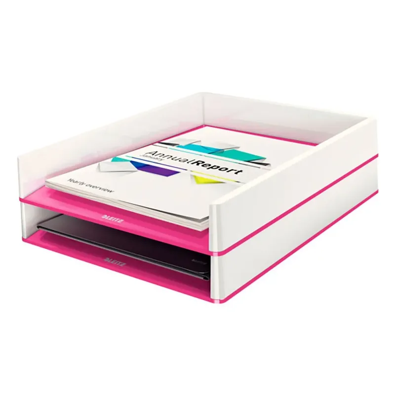 Brievenbak Leitz WOW wit/roze by Leitz – product photo 2 of 4