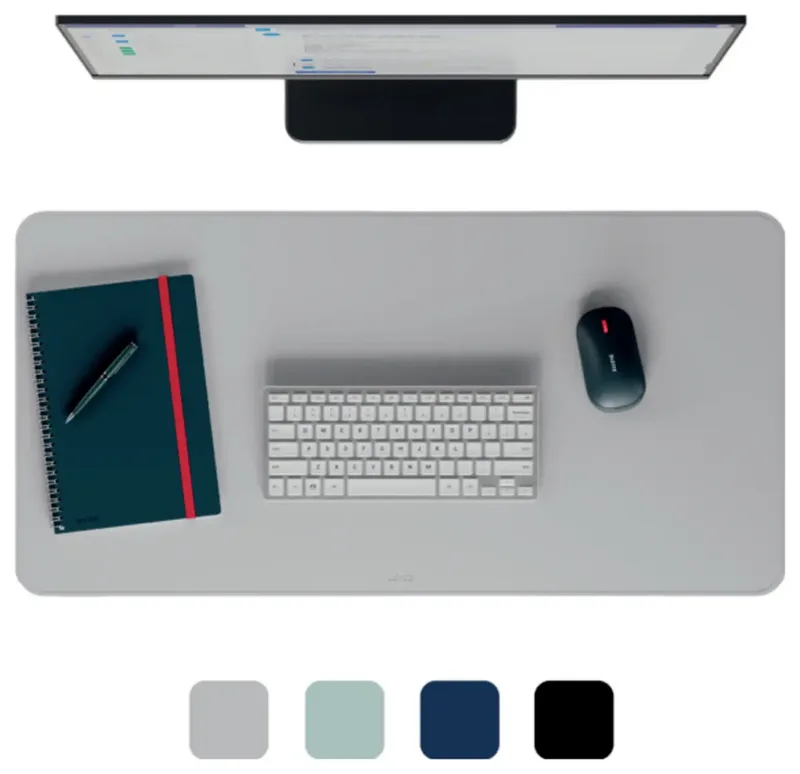 Bureau-onderlegger Leitz 80x40cm oprolbaar grijs van Leitz – productfoto 3 van 3