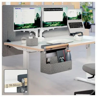 Bureau organizer Leitz draagbaar hangend donkergrijs van Leitz – productfoto 2 van 2