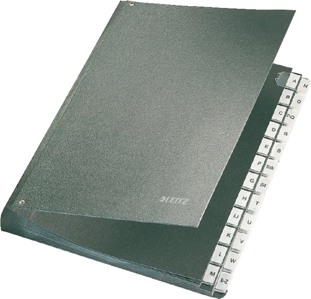 Bureaumap Karton - A-Z tabs - A4 by Leitz in Black – product photo