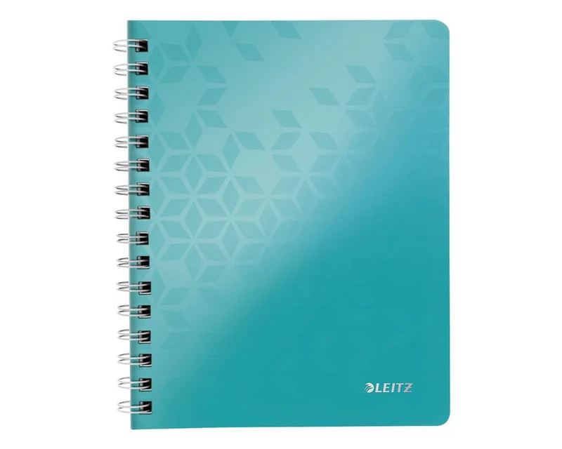 Collegeblock WOW 4641, A5, mit PP-Einband van Leitz in Blauw – productfoto