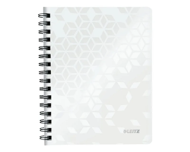 Collegeblock WOW 4641, A5, mit PP-Einband van Leitz in Wit – productfoto