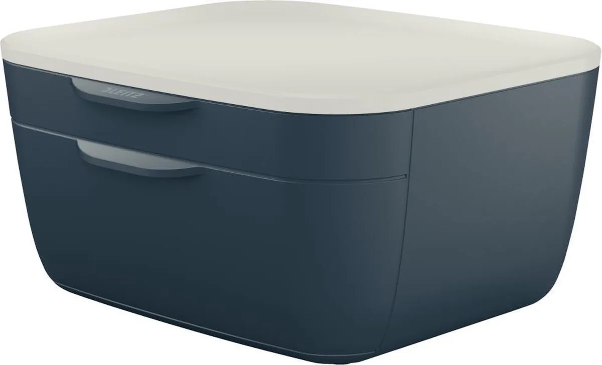 Cosy Ladenblok - Ladekastje Met 2 Laden - Ladenbox Voor Bureau - Ideaal voor Thuiskantoor/Thuiswerken - Fluweel Grijs by Leitz in Dark grey – product photo