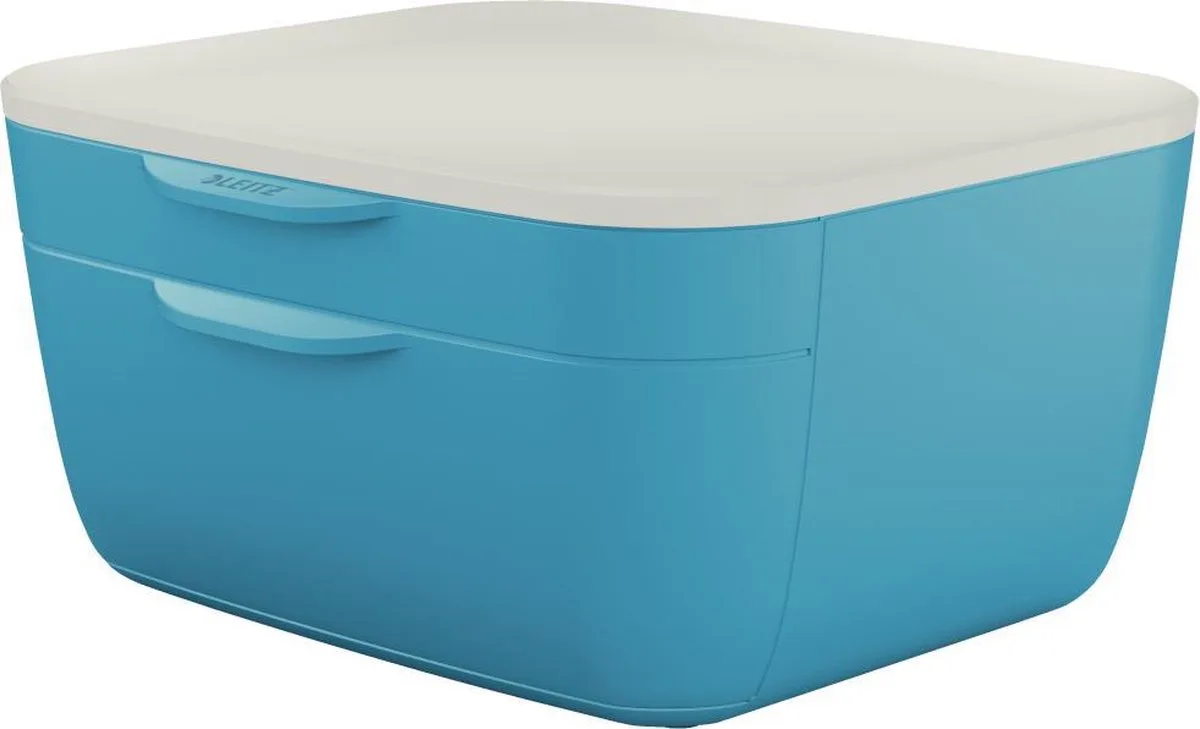 Cosy Ladenblok - Ladekastje Met 2 Laden - Ladenbox Voor Bureau - Ideaal voor Thuiskantoor/Thuiswerken - Sereen von Leitz in Blau – Produktfoto