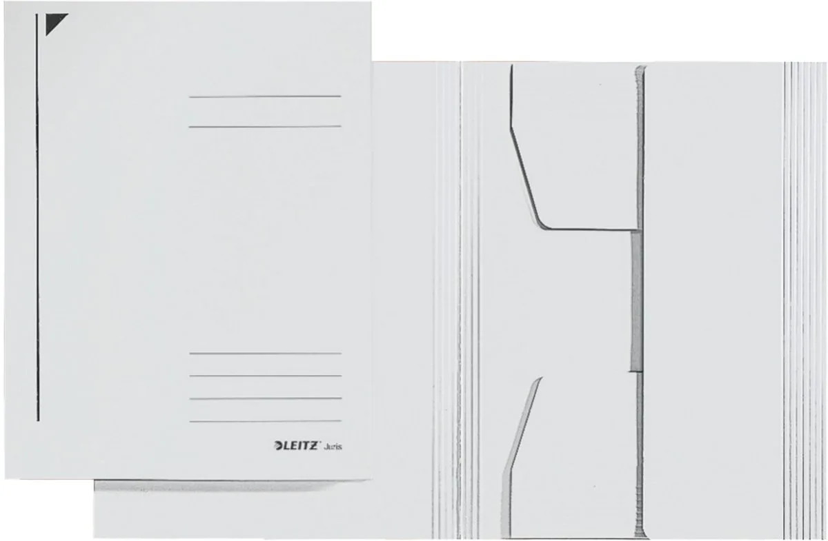 dossiermap / jurismap, DIN A4, karton 430 g/m2 de Leitz en Blanc – photo produit