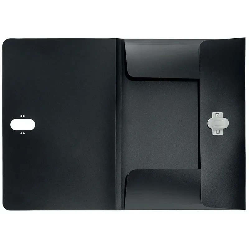 Dossiermap Leitz Recycle A4 3-kleps PP zwart by Leitz – product photo 5 of 6