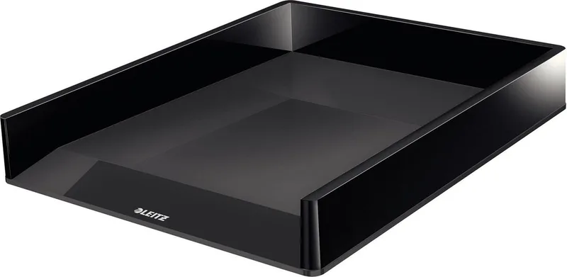 Dual Black brievenbakje zwart van Leitz – productfoto