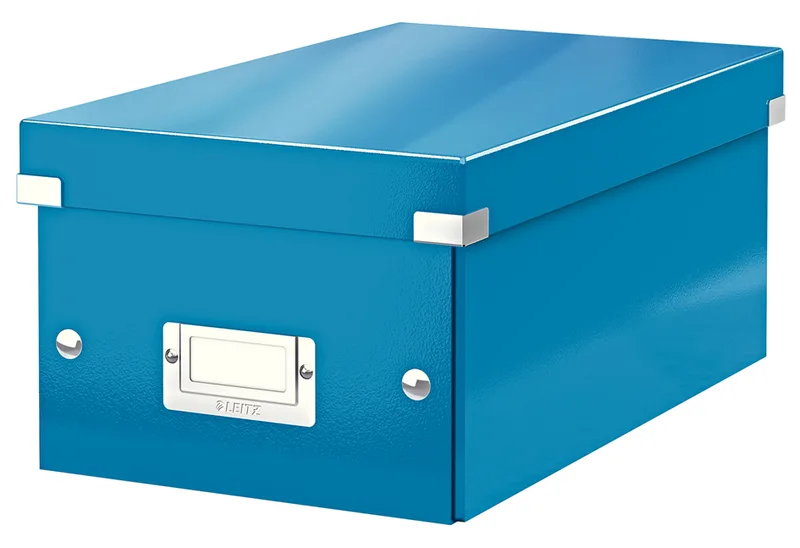 DVD-Ablagebox Click & Store WOW, blau van Leitz – productfoto