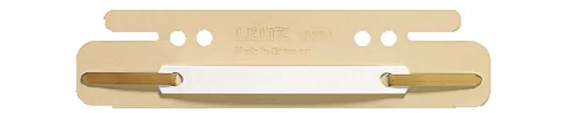 Einsteck-Heftstreifen, 38 x 158 mm, PVC, sand by Leitz – product photo