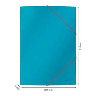 Elastomap Leitz Cosy A4 3-kleps blauw fra Leitz – produktbillede 2 af 5