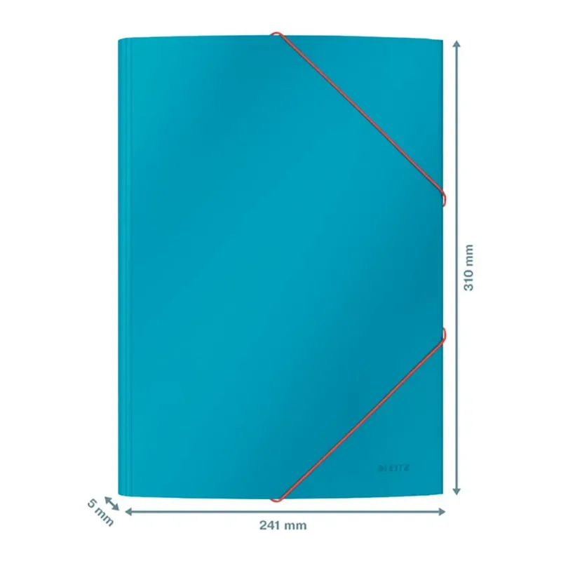 Elastomap Leitz Cosy A4 3-kleps blauw fra Leitz – produktbillede 2 af 5