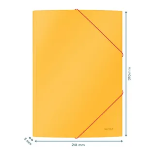 Elastomap Leitz Cosy A4 3-kleps geel fra Leitz – produktbillede 2 af 5