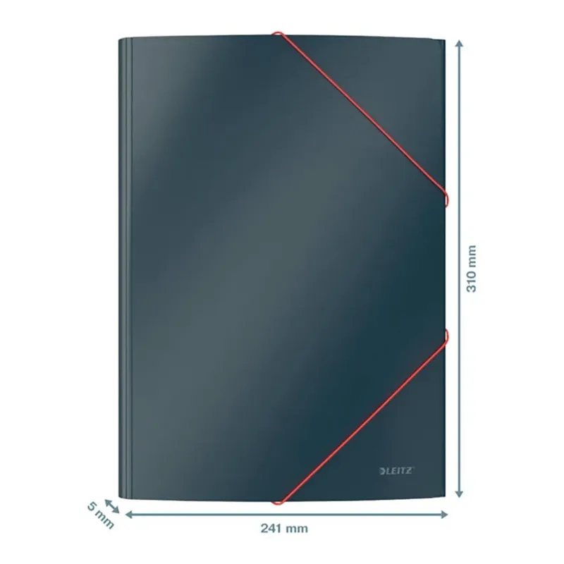 Elastomap Leitz Cosy A4 3-kleps grijs by Leitz – product photo 2 of 5