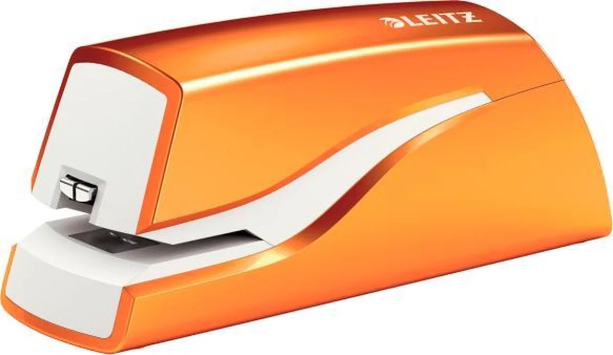 Elektrische Nietmachine WOW Batterij - 10 vel fra Leitz i Orange – produktbillede