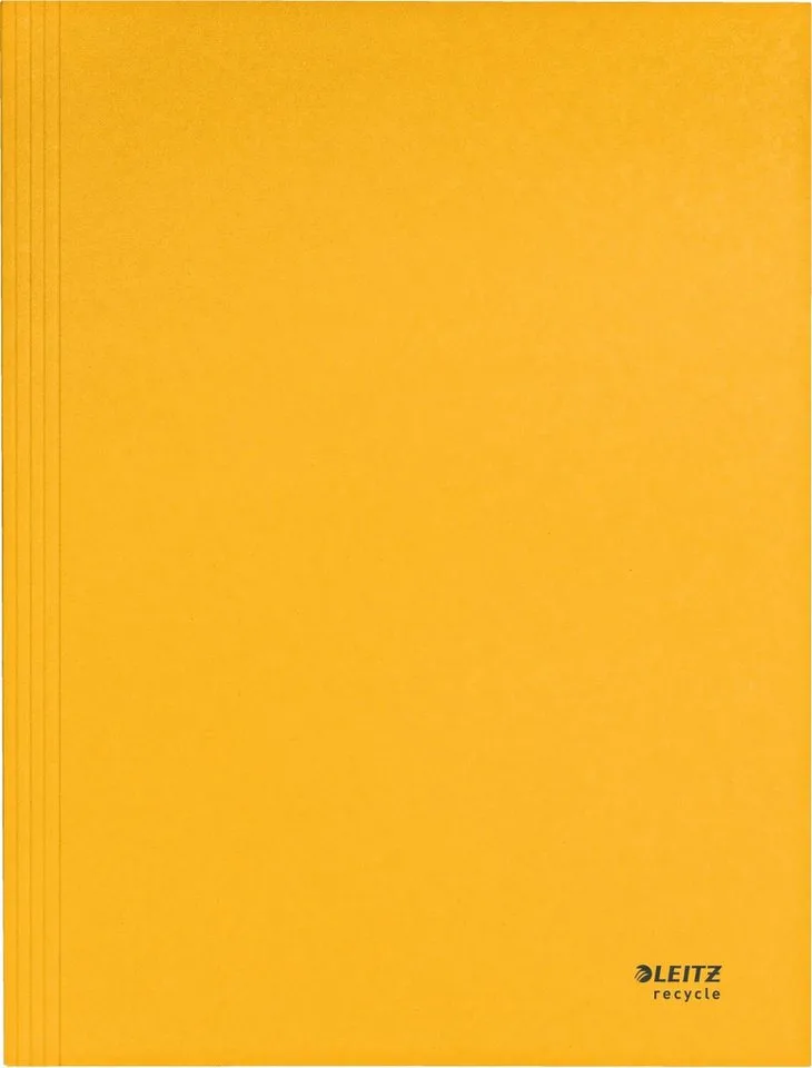 Fächermappe Jurismappe Recycle A4 Karton by Leitz in Yellow – product photo