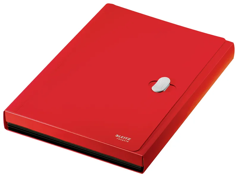 Fächermappe Recycle, A4, PP, 6 Fächer, rot by Leitz – product photo