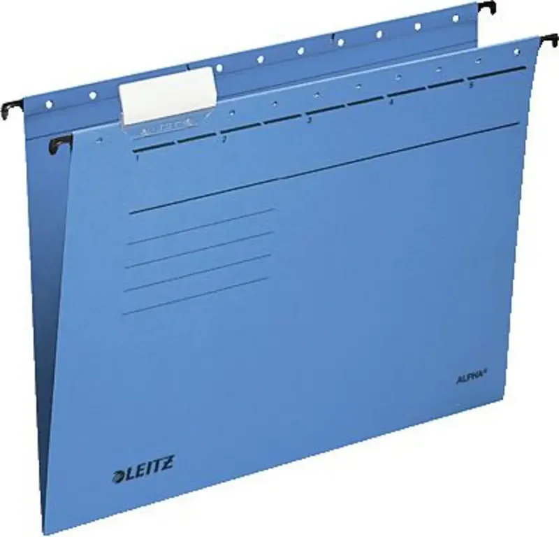 Hängemappe Alpha DIN A4 Blau 5 St./Pack. 19853035 5 St. by Leitz – product photo