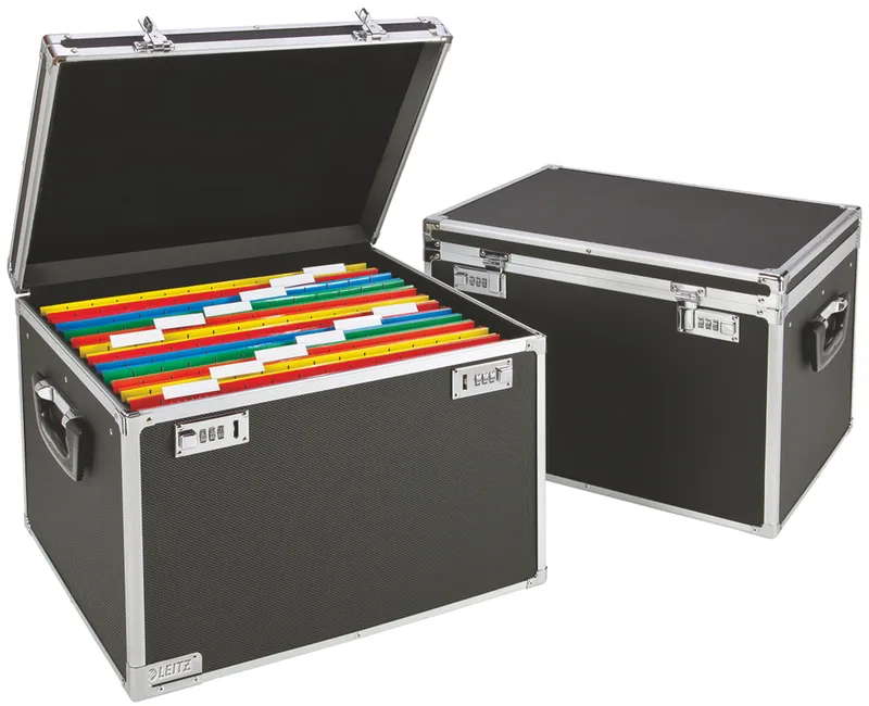 Hängeregistratur-Box, schwarz/chrom by Leitz – product photo