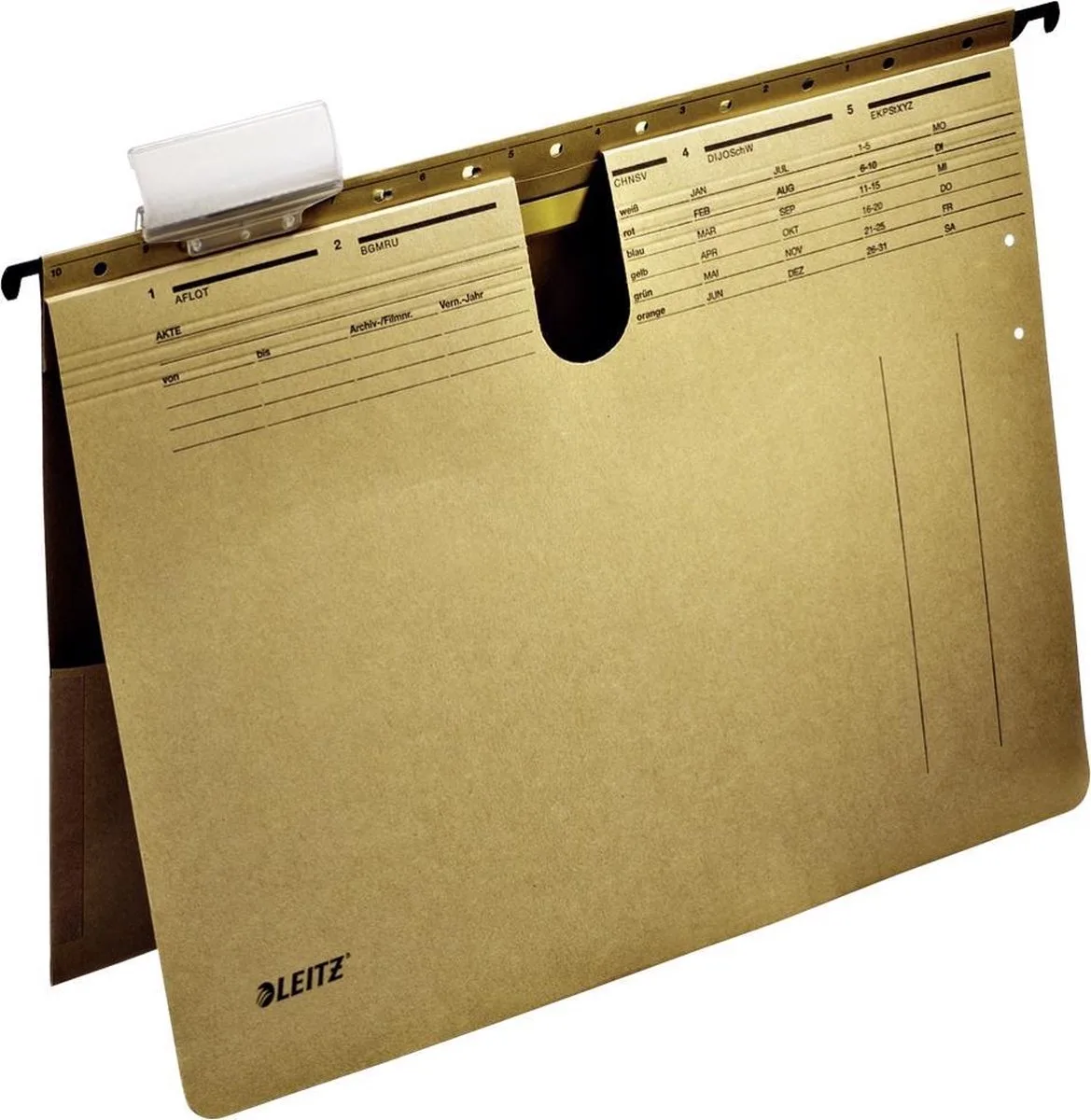 Hangmap Alpha DIN A4 Naturelbruin 19120000 1 stuk(s) de Leitz en Natron – photo produit