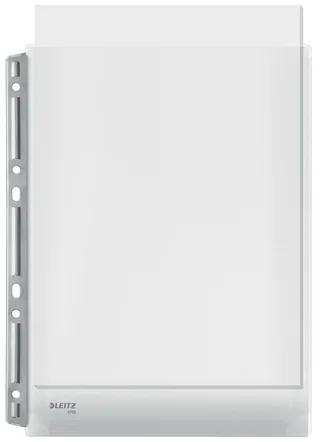 Harmonica showtas Leitz Premium 0.17mm metalen perforatiestrip copy safe A4 glashelder 3 stuks by Leitz – product photo 1 of 2