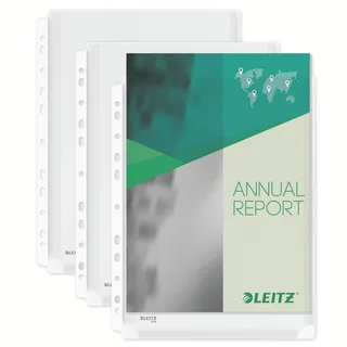 Harmonica showtas Leitz Premium met perforatiestrip 180µ PVC A4 5 stuks glashelder 5 stuks von Leitz – Produktfoto 1 von 6