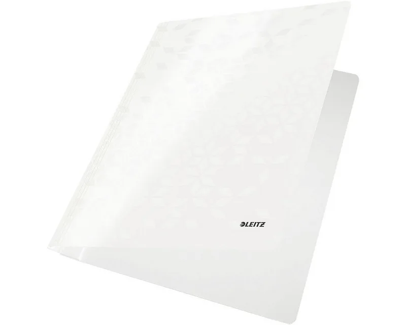 Hefter WOW 3001, laminiert, Format DIN A4, bis 250 Blatt by Leitz in White – product photo